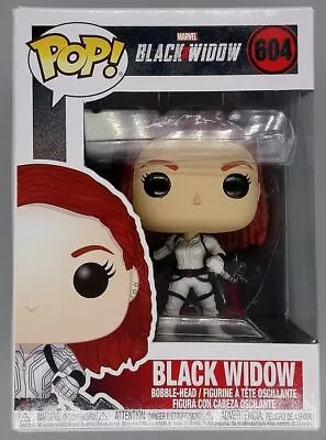 Buy Funko POP #604 Black Widow (White) - Marvel Black Widow Damaged Box + Protector • 14.99£