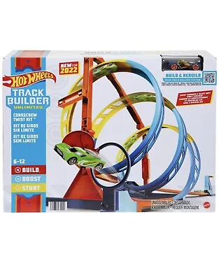 Buy Hot Wheels Track Builder Unlimited Corkscrew Twist Kit And Vehicle • 49.50£