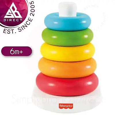Buy Fisher-Price Eco Rock-a-Stack│kid's Activity Set│Classic Stacking Toy│6m+ • 15.35£