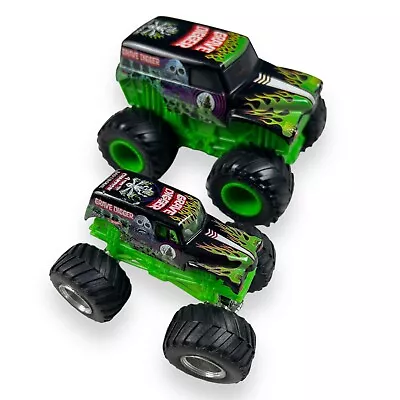 Buy Monster Jam Monster Truck GRAVE DIGGER X2 Bundle Hot Wheels • 14.99£