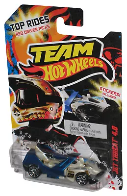 Buy Hot Wheels Team Top Rides Red Driver Picks (2011) Blue Jet Threat 4.0 Car W/ Sti • 40.16£