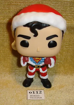 Buy FUNKO POP DC SUPER HEROES - SUPERMAN IN HOLIDAY SWEATER - UNBOXED - RARE - 11cm • 3.99£