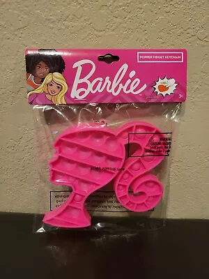 Buy Barbie Head Shaped Pop It Keychain Fidget Toys, Hot Pink New In Package • 8.52£