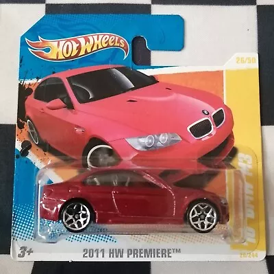 Buy Hot Wheels 2011 HW Premiere 10 BMW M3 Short Card 26/244 #26/50 • 14£