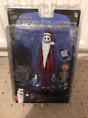 Buy Tim Burton’s The Nightmare Before Christmas Series 2 Action Figure Santa Jack • 54.99£