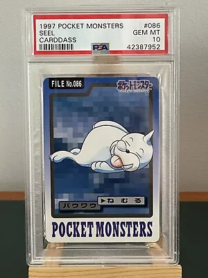 Buy Pokemon 1997 Bandai Carddass PSA 10 Seel Gem Mint - Pop 11 • 144.93£