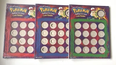 Buy Pokemon Battling Coins Holders NEW - Nintendo Hasbro - Rare - 1999 - You Choose • 29.99£