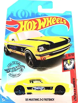 Buy Hot Wheels '65 Ford Mustang 2+2 Fastback • 1.99£