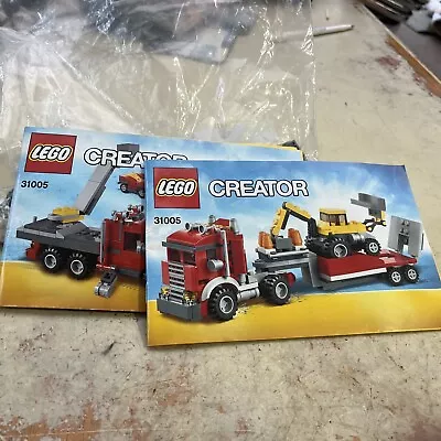 Buy Lego Creator 31005 Construction Hauler - Lorry & Digger - Complete Set • 10£