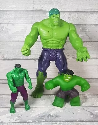 Buy Job Lot Of 1 X Incredible Hulk Hasbro Action Figure 12  + 6 + A Stretch Figure.  • 6.85£