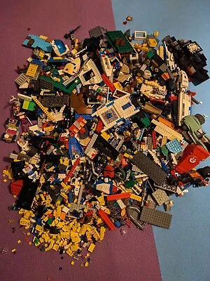 Buy Lego 5kg Job Lot Bundle 80's 90's 00's Mix.  Bricks, Spares, Parts... Lot #6 • 20£
