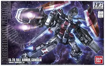 Buy Gundam Thunderbolt FA-78 Full Armour Gundam HG 1/144 Bandai Model Kit Gunpla  • 20£