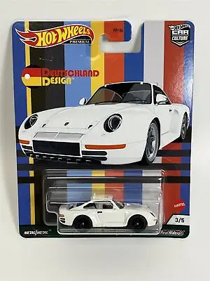 Buy Hot Wheels 1986 Porsche 959 White Deutschland Design Real Riders 1:64 GRJ70 • 12.99£