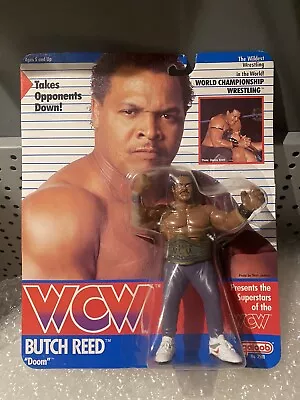 Buy Wcw Galoob Butch Reed Moc Red Nike Tick Variant Excellent Condition Wwf Hasbro • 85£