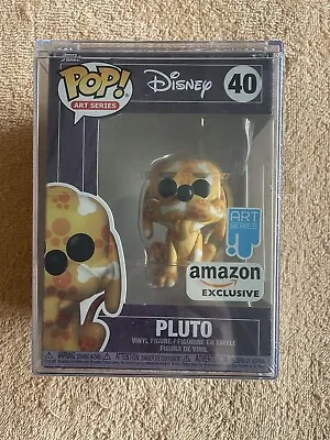 Buy Pluto Art Series Funko Pop Vinyl Figure #40 Disney Dog Amazon In Hard Stack • 22.95£