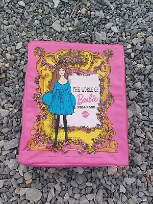 Buy Barbie Pink Carrying Case The World Of Barbie Doll Case 1968 Used Vintage • 23.07£
