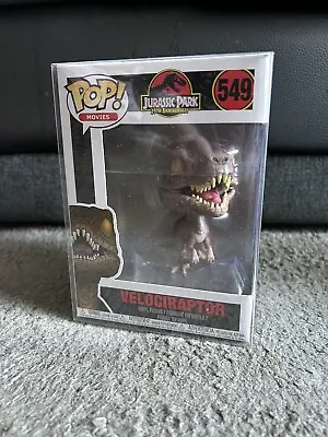 Buy Funko Pop! Jurassic Park 25th 549 Velociraptor Vinyl Figure + Protector • 10.99£