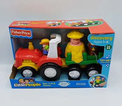 Buy Fisher Price 2007 Little People Tow N Pull Tractor Musical Toy NEW SEALED  • 34.95£