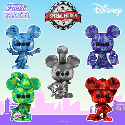 Buy Funko POP Disney Mickey Art Artist Series Special Edition Sticker 18 19 20 21 22 • 156£