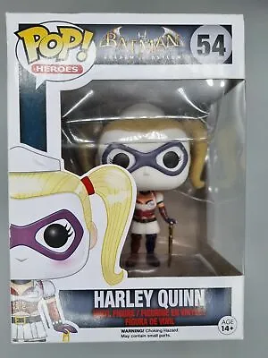 Buy Funko POP #54 Harley Quinn Nurse DC - Batman Arkham Asylum - - Inc POP Protector • 19.99£