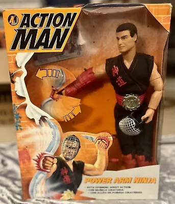 Buy 1995 Hasbro Action Man - Power Arm Ninja  - Boxed • 35£
