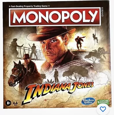 Buy Hasbro Indiana Jones Edition Monopoly Board Game New Sealed • 35£