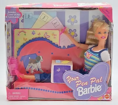 Buy 1998 Your Pen Pal Barbie Doll / Mattel 23221, Unused - Original Packaging Damaged • 40.99£
