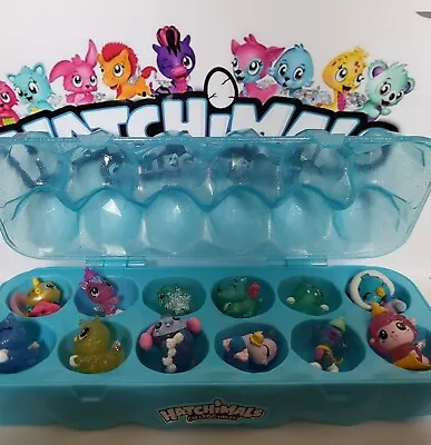 Buy HATCHIMALS CollEGGtibles Ice Blue Egg Carton With 12 Figures. • 14.99£