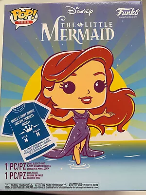 Buy Funko Pop! Little Mermaid - Ariel Pop & T-Shirt Tee Set Bundle - Medium - New • 22£
