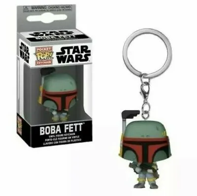 Buy Star Wars Boba Fett 2  Pocket Pop Keychain Vinyl Figure Funko Uk Seller • 10.95£
