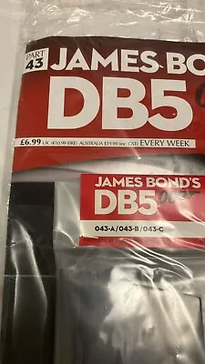 Buy Eaglemoss 1/8 Build Your Own James Bond 007 Aston Martin Db5 Issue 43 Inc Parts • 29.99£