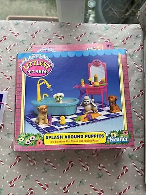 Buy Littlest Pet Shop Vintage Kenner Splash Around Puppies Playset 1993 • 35£