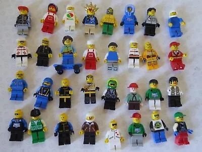 Buy Vintage Lego Mini Figures Job Lot 32 - Octan Racers Arctic Skateboard Police Etc • 24.99£
