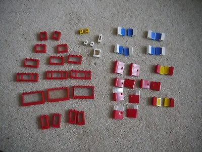 Buy 1960s Bundle Of Vintage Lego Windows And Doors. . Assorted Sizes And Colours • 2.50£