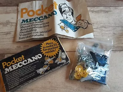 Buy Meccano 1975 POCKET MECCANO SET Complete With Instructions Boxed • 10.99£