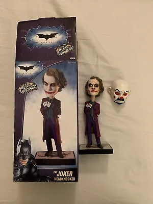 Buy Batman The Dark Knight Joker Headknocker Neca Bobblehead Heath Ledger With Mask • 60.86£