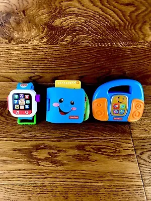 Buy Fisher Price Toy Bundle X3 Smart Watch Wallet & Radio Fun Interactive Musical • 19.99£