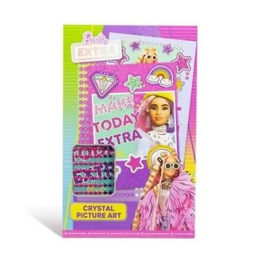 Buy Barbie Crystal Gem Picture Set - Makes 2 Pictures Age 5+ • 3.95£