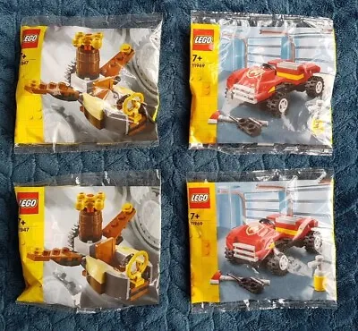 Buy LEGO 2 Of Each Sets 11947 & 11969 New Factory Sealed Time Machine Fire Quadbike • 8£