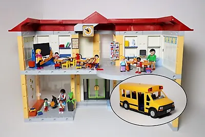 Buy Playmobil Primary School (5923) Children Child Figures Furnished Bus City Life • 39.99£