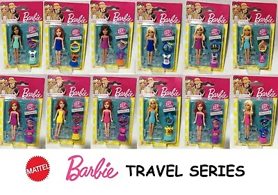 Buy Barbie Travel Series Mattel Collect Them All Mini Figure8.5 Cm City Names  • 5.82£