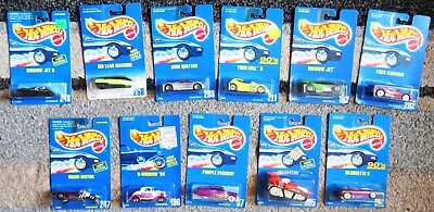 Buy Job Lot Of 11x Genuine ' Blue Carded ' Hot Wheels - 1991 And 1992 Issues • 30£