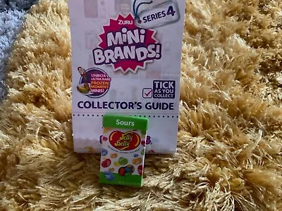 Buy Zuru Mini Brands SERIES 4 Jelly Belly Sours Box Minature  Food Ideal For Barbie • 1.75£