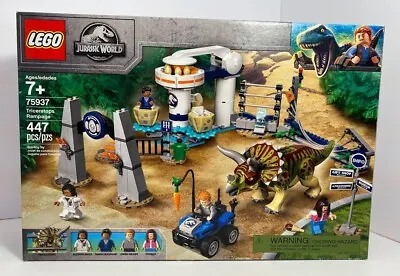 Buy RETIRED LEGO Jurassic World: Triceratops Rampage (75937) NSIB • 77.20£