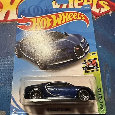 Buy Hot Wheels ‘16 Bugatti Chiron - 2019 HW Exotics First Edition - BOXED Shipping  • 17.95£