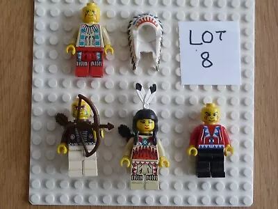 Buy Lego, Lot 8, 4x Lego Indians Minifigures, Job Lot . • 0.99£