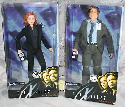 Buy Barbie Signature Set X Files 25th Anniversary X-Files Scully U Mulder Rare! • 360.37£