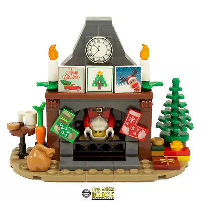 Buy Santa's Fireplace | Christmas Xmas Santa | Kit Made With Real LEGO Bricks • 25.99£