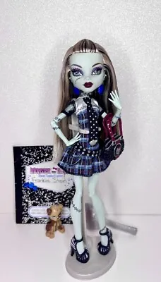Buy Monster High Frankie Stein Basic Signature Doll 1. Wave Complete No Sticky Hair • 101.57£