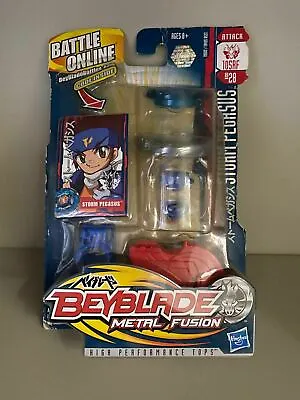 Buy Out Of Production Hasbro Beyblade Metal Fusion BB-28 Storm Pegasus 105RF Attack • 54£